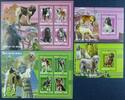 Briefmarken St. Vincent Union 2013 Hunde Dogs Beagle Terrier Dackel 664-71 Block 48-49 MNH -
