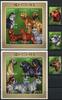 Briefmarken Grenada Grenadinen 2000 Hunde Dogs Haustiere Pets Schäferhund 3287-3301 MNH -