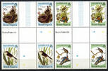Briefmarken Jungferninseln 1985 Audubon Gemälde Zeichnungen 533-536 Herzstücke MNH / 266 -