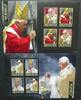 Briefmarken St. Vincent Union 2010 Papst Benedikt Pope Benedict Religion 499-502 KB MNH -