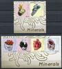 Briefmarken St Vincent Mayreau Mineralien Gesteine Minerals Postfrisch MNH -