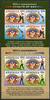 Briefmarken Dominica Pfadfinder Embleme Scouts Scouting 4066-4069 Kleinbögen MNH -