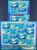 Briefmarken St. Vincent Mayreau 2006 WWF Spotted Eagle Ray Manta 46-49 Kleinbögen MNH -