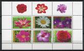 Briefmarken Niederländische Antillen 2009 Blumen Flowers Blüten Blossoms Plant 1719-1724 MNH -