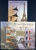 Briefmarken Grenada Flugzeuge Concorde Airplanes Aircraft Flaggen Flags 5389-5391 MNH -