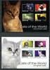 Briefmarken Nevis Katzen Cats Haustiere 2553-2560 Kleinbögen Postfrisch MNH -