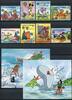 Briefmarken Grenada Grenadinen 1986 Disney Weihnachten Christmas 802-09 Block 117-118 MNH -