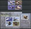 Briefmarken Dominica 2005 Vögel Birds Oiseaux Uccelli Wasservögel 3626-3633 Block 504 MNH -