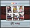 Briefmarken Dominica Nascar Automotorsport Motorsport Rennsport 4037-4042 MNH -