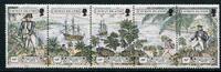 Briefmarken Kaiman-Inseln Cayman 1988 Kapitän Bligh Schiffe Ships Südsee 618-622 MNH -