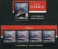 Briefmarken St. Vincent Canouan Titanic Schiffskatastrophe Ship Navi Bateaux MNH -