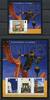 Briefmarken Montserrat Brücken Bridges Golden Gate Tower Bridge Satz + Block MNH -