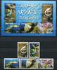 Briefmarken Kaiman-Inseln Cayman 2006 Meerestiere Fische Fishes 1033-1037 Block 46 MNH -