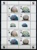 Briefmarken Niederländische Antillen 2005 WWF Korallen Corals Meerestiere KB 1401-1404 MNH -