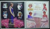 Briefmarken St. Vincent Lady Diana Royalty Britisches Königshaus 5831-5838 MNH -