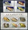 Briefmarken Dominica Muscheln Shells Meerestiere 3957-3966 Postfrisch MNH -