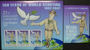 Briefmarken St. Vincent Pfadfinder Scouts Scouting 6350 Block 673 Postfrisch MNH -