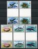 Briefmarken Turks & Caicos 1979 Schildkröte Vögel Wale Delphine Gutter Pairs 425-429 MNH -