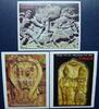 Briefmarken St. Vincent 1993 INDOPEX Reliefs Dichtung Kunst Art Block 293-295 Postfrisch MNH -
