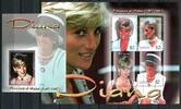 Briefmarken Nevis 2003 Lady Diana Royalty Britisches Königshaus 1863-1866 Block 224 MNH -