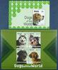 Briefmarken Nevis 2011 Hunde Dogs Pets Haustiere 2654-2657 Block Postfrisch MNH -