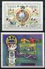 Briefmarken Dominica 1989 Fußball WM Soccer FIFA World Cup Italien 1238-1241 Block 156 MNH -