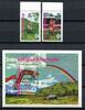Briefmarken Barbuda 1984 AUSIPEX Football Bumerang Philately 766-767 Block 89 Postfrisch MNH -