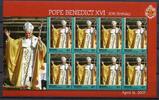 Briefmarken St. Vincent Bequia Papst Benedikt Pope Benedict Religion 575 Kleinbogen MNH -