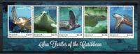 Briefmarken St. Vincent Bequia Schildkröten Turtles Seeschildkröten Meerestiere MNH -