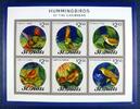 Briefmarken St. Kitts Kolibris Hummingbirds Vögel Uccelli Oiseaux Postfrisch MNH -