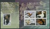 Briefmarken St. Kitts 2007 Seevögel Vögel Seabirds Uccelli Oiseaux 964-967 Block 83 MNH -