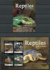 Briefmarken Nevis Reptilien Reptiles Schlange Schildkröte Iguana Postfrisch MNH -