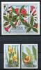 Briefmarken Grenada Grenadinen 1984 Blumen Flowers Weltpostkongreß 608-609 + Block 81 MNH -