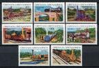Briefmarken Grenada Grenadinen 1984 Eisenbahn Railways Trains Züge Lokomotiven 629-636 MNH -