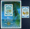 Briefmarken Grenada Rotary Flagge Paul Harris Flag 2962 + Block 398 Postfrisch MNH -