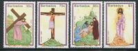 Briefmarken Barbados 1992 Ostern Easter Gemälde Paintings 793-796 Postfrisch MNH -