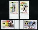 Briefmarken Jamaika Jamaica 2000 Olympiade Sydney Olympics Statuen Flagge 962-965 MNH -