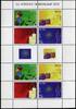 Briefmarken Aruba 2012 Weihnachten Christmas Kerstmis en Nieuwjaar 681-684 Kleinbogen MNH -