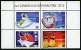 Briefmarken Aruba 2012 Trachten Frauen Kledertrachten Costumes 663-666 Postfrisch MNH -