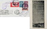 Briefmarken Brasilien 1933 FFC Erstflugkarte Panair Belem 24.10.33 Manaus Foto-Karte /  1283 