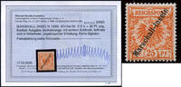 Briefmarken 1899 Marshall-Inseln Michel 5 II b Ungebraucht * Befund Jäsc... 117,50 EUR  zzgl. 4,50 EUR Versand