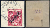 Briefmarken 1900 Karolinen Michel 3 I ° Ponape 27/6/00 Luxus-Briefstück ... 64,50 EUR  zzgl. 4,50 EUR Versand