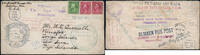 Briefmarken  USA 1937 Tin Can Mail Blechdosenpost Brief Sedalia Fidschi ... 24,50 EUR  zzgl. 1,50 EUR Versand