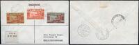 Briefmarken Neue Hebriden Reko-Brief MiF Landschaften Vila Bern Schweiz / 818 -