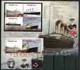 Briefmarken Niuafo'ou 2012 Titanic Schiffe Ships Navi Bateaux 469-473 Block 43 MNH -