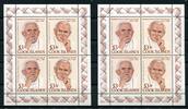 Briefmarken Cook Inseln 2012 Papst Johannes Paul II. Pope John Paul Benedict 1722-23 KB MNH -