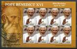 Briefmarken Mikronesien Micronesia 2007 Papst Benedikt Pope Benedict Kleinbogen MNH -