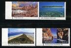 Briefmarken Australien Australia Inseln Islands Landschaften Strände Felsen Bäume MNH -