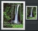Briefmarken Samoa 2013 Wasserfall Water Fall Landschaften Bäume Block 80 Postfrisch MNH -