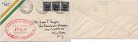 Briefmarken Brasilien 1930 First Flight Erstflug FFC Sao Paulo Caravellas New York USA/ -
